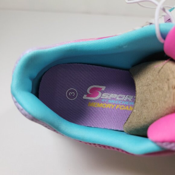 NWT S Sport By Skechers Girls Ilara Tie Dye Performance Sneakers 85073466 3 - Picture 6 of 16